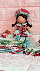 Molde boneca Cogumela