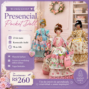 Workshop presencial Pocket Doll 23/05