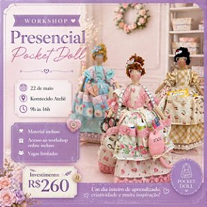 Workshop presencial Pocket Doll