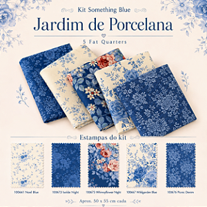 Kit Something Blue – Jardim de Porcelana