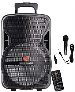 Caixa Ativa Com Bateria BT/FM/SD/USB SS120 - STANER