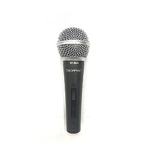 Microfone Vocal SK-M48 Dinâmico com Cabo e Cachimbo - Skypix