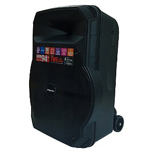 Caixa Ativa Com Bateria 600W 15 polegadas XC-515T - POLYVOX