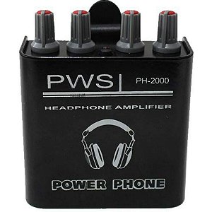 Amplificador Para Fone De Ouvido 2 Canais PH2000 - PWS