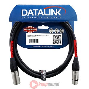 Cabo Para Microfone XLR/XLR 5m 0,30mm² GB003 GARAGE MICROFONE - DATALINK