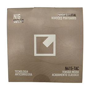 Encordoamento Violão Nylon Tac Cristal Prateado Média Tensão