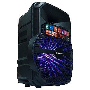 Caixa Ativa Com Bateria 300W 10 polegadas XC-510T - POLYVOX