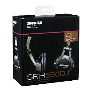 Fone De Ouvido Profissional Para DJ SRH550DJ-SHURE