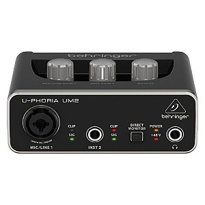 Interface De Audio U-PHORIA UM2 - BEHRINGER