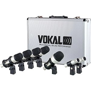 Kit 7 Microfones Para Bateria VDM-7 - VOKAL