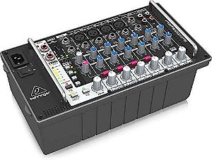 Mesa de Som Amplificada 8 Canais PMP 500 MP3 - BEHRINGER