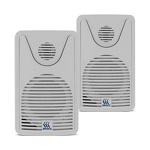 Caixa de Ambiente Branca (Par) 60W 3,5 pol FOCO 35 - BRAVOX