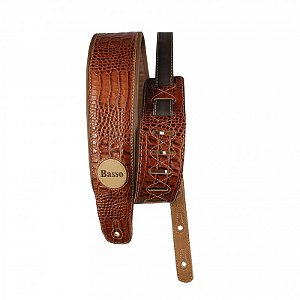 Correia Para Instrumentos VT SL 58 CROCO MARROM - BASSO