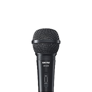 Microfone de Mão Dinâmico SV200 - SHURE