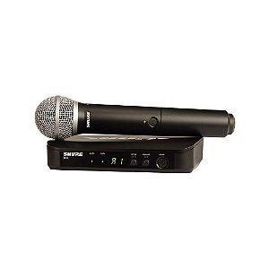 Microfone de Mão Sem Fio BLX24BR/PG58 - SHURE