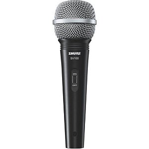 Microfone Dinamico Cardioide Bastão SV100-W - SHURE