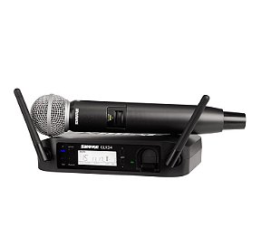 Microfone Sem Fio De Mao Digital UHF GLXD24BR/SM-58 - SHURE