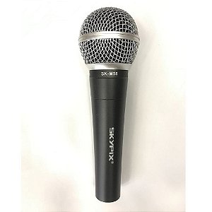 Microfone Vocal SK-M58 Dinâmico com Cabo e Cachimbo - SKYPIX