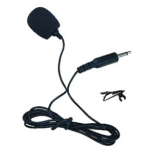 Microfone De Lapela Profissional P2 Para Sistema Sem Fio LP-CLI - TSI