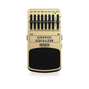 Pedal Equalizador Gráfico Para Guitarra EQ700 - BEHRINGER