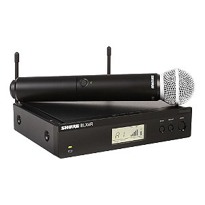 Microfone de Mão Sem Fio Padrão Rack BLX24RBR/SM58 - SHURE