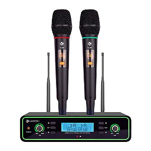 Microfone Duplo Profissional De Mão Sem Fio K422m - Kadosh