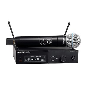 Microfone De Mão Sem Fio Slxd24br/b58-g58 - Shure