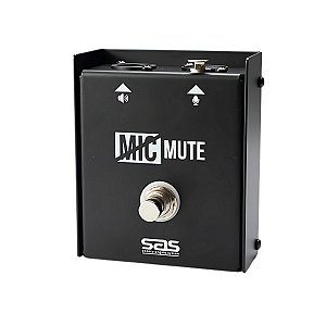 Pedal Mic Mute sem Trava MM1 PRETO Santo Angelo