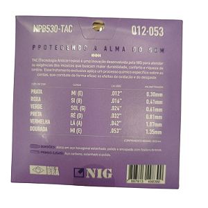 Enc. Violao Aco Fosforo Bronze 012 - Tac