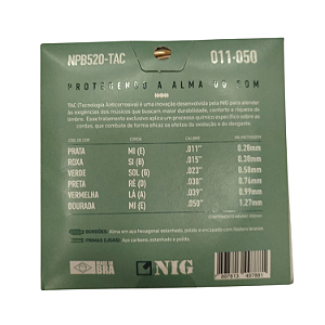 Enc. Violao Aco Fosforo Bronze 011 - Tac