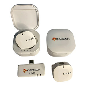 Microfone Sem Fio K Vlog 2 Wh - Kadosh