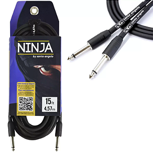Cabo Instrumento 0,20mm P10 Ninja Cable 15ft