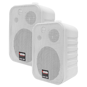 Caixa De Som Ambiente Branca Novik Nvk25