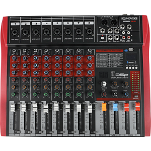 Mesa De Som Analógica Soundvoice Mr802