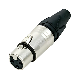 Conector Xlr 3 Vias Fêmea Cs20 Custom Sound