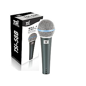 Microfone Profissional Dinâmico 58-B - TSI