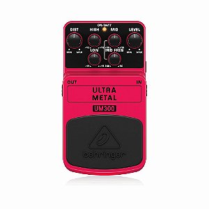 Pedal de Distorção Para Guitarra ULTRA METAL UM300 - BEHRINGER