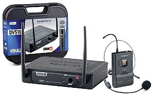 Microfones Sem Fio Single Headset DVS 100 SH - VOKAL