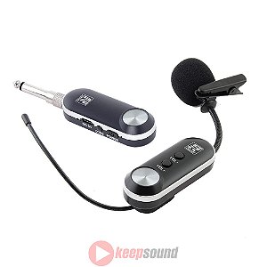 Microfone Profissional Lapela Sem Fio SFL-10 - STANER