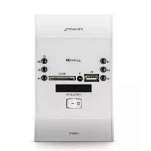 Amplificador de Parede 60W RD WALL Branco - Frahm