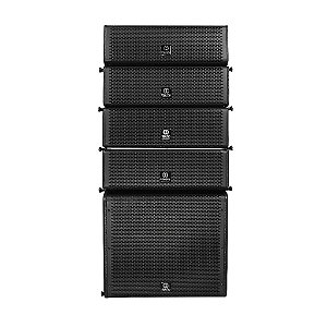 Kit Line Array 1200W 4x células + Subwoofer MK-LA15SWA + MK-LA4.5P - MakPro