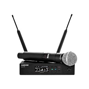 Microfone De Mão Sem Fio Digital Qlxd24/sm58-j50 - Shure