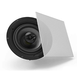 Caixa de Som de Embutir 60W (Arandela Coaxial Quadrada) S4 - BSA