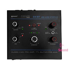 Interface de Áudio 1 canal STUDIOCASTER SOLO - LEXSEN