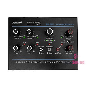 Interface de Áudio 2 canais STUDIOCASTER DUO - LEXSEN