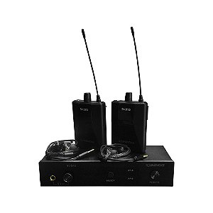 Retorno De Palco Duplo Sem Fio Sv-01d - Soundvoice