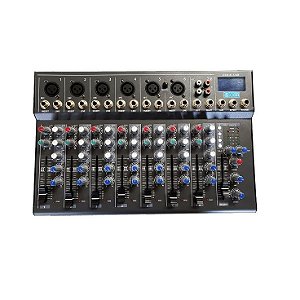 Mesa De Som Analógica Com 8 Canais 8L USB - CSR