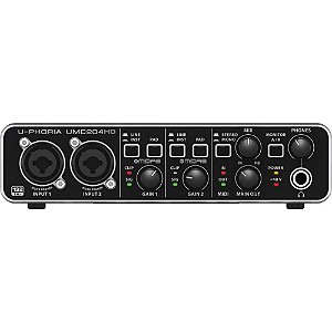 Interface De Áudio U-Phoria UMC 204HD - BEHRINGER