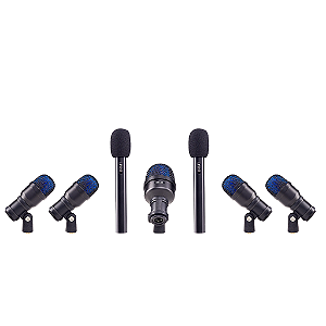 Kit 7 Microfones Bateria Com Maleta Dylan Ddx-7000