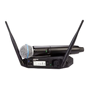 Microfone Profissional De Mão Sem Fio Glxd24/b58-z3 - Shure